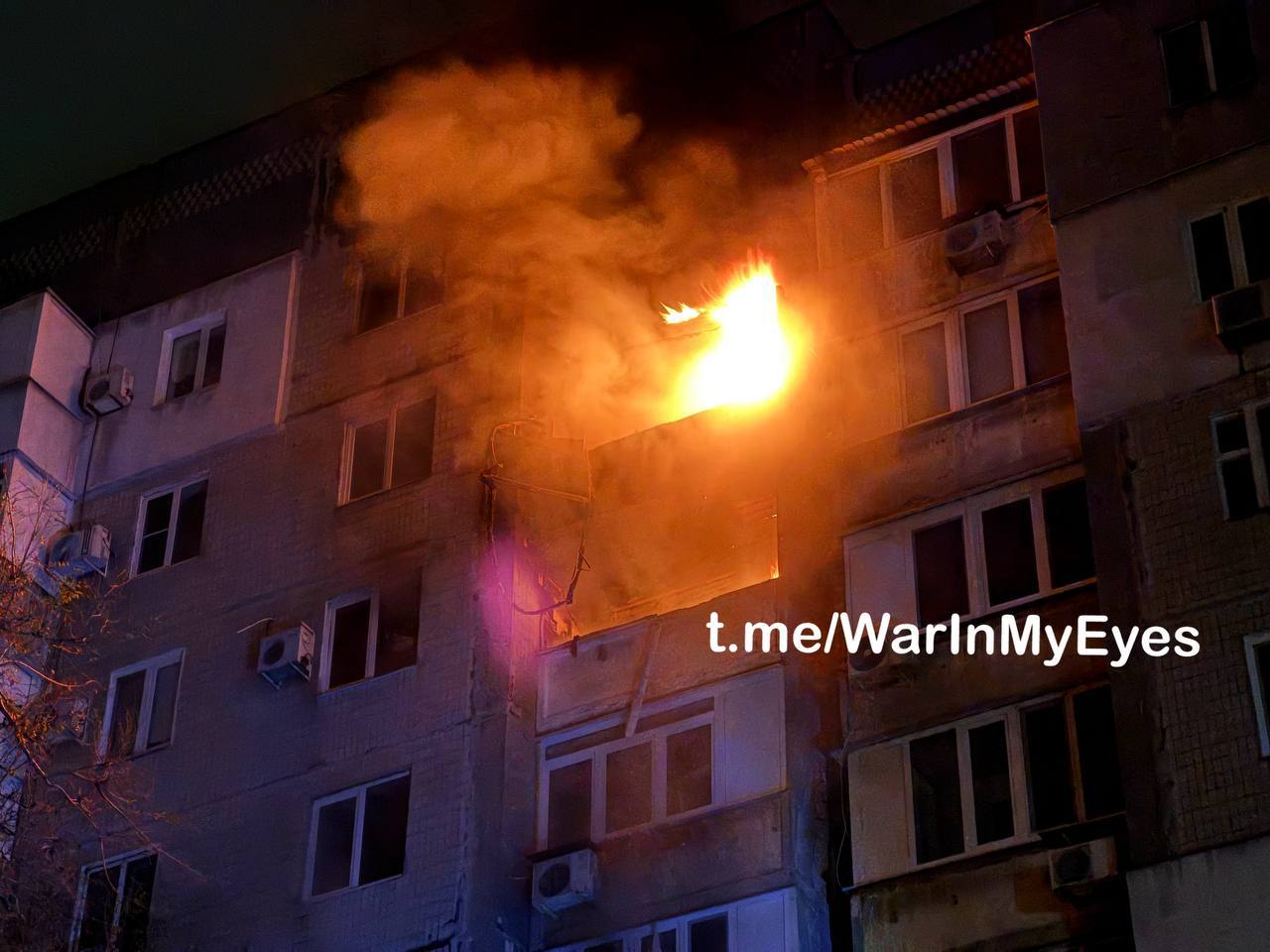 Последствия удара беспилотника ВСУ по жилому дому в Донецке Последствия удара беспилотника ВСУ по жилому дому в Донецке