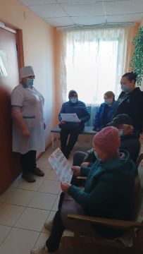 27 октября - 2 ноября Неделя борьбы с инсультом Заведующая Михайловской амбулаторией ОПСМ провела беседу...