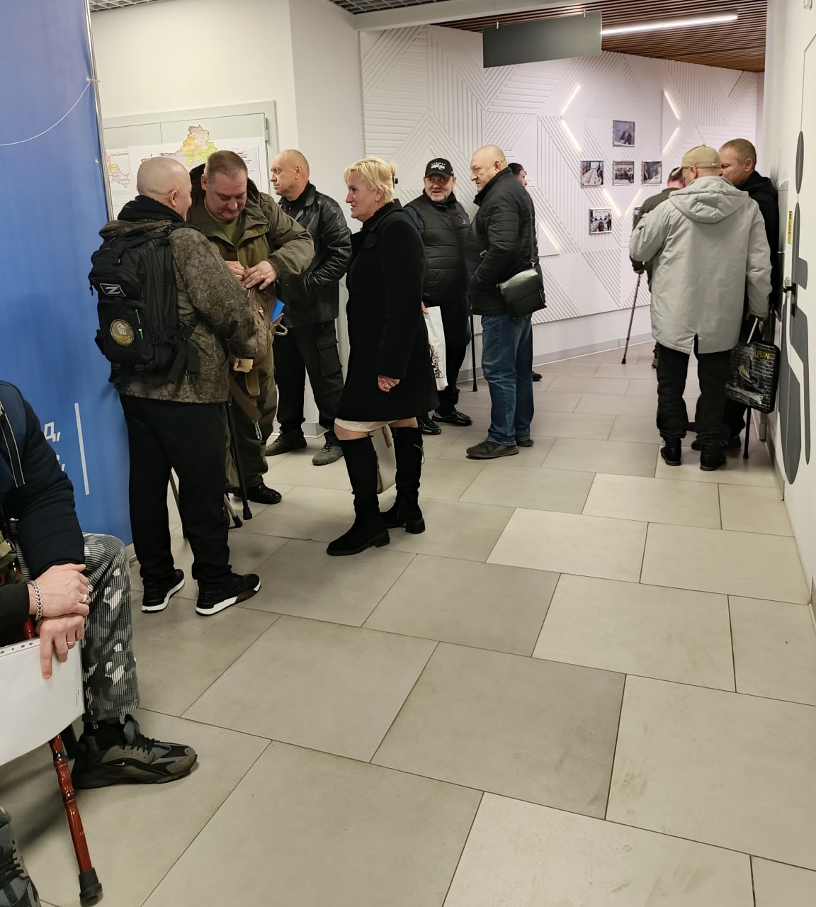 На днях на базе донецкого филиала фонда «Защитники Отечества» состоялся первый выездной прием ветеранов боевых действий сотрудниками военно-врачебной комиссии г. Луганска, на котором обратившиеся смогли подать пакет... На днях на базе донецкого филиала фонда «Защитники Отечества» состоялся первый выездной прием ветеранов боевых действий сотрудниками военно-врачебной комиссии г. Луганска, на котором обратившиеся смогли подать пакет...