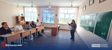 Правильно быть здоровым. Для учеников ГБОУ "Старченковская школа Володарского м.о." провели акцию "Правильно быть здоровым"
