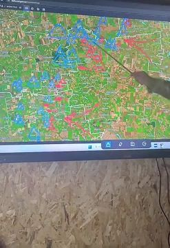 Командующий ВСУ выложил в соцсети военные карты с линией фронта