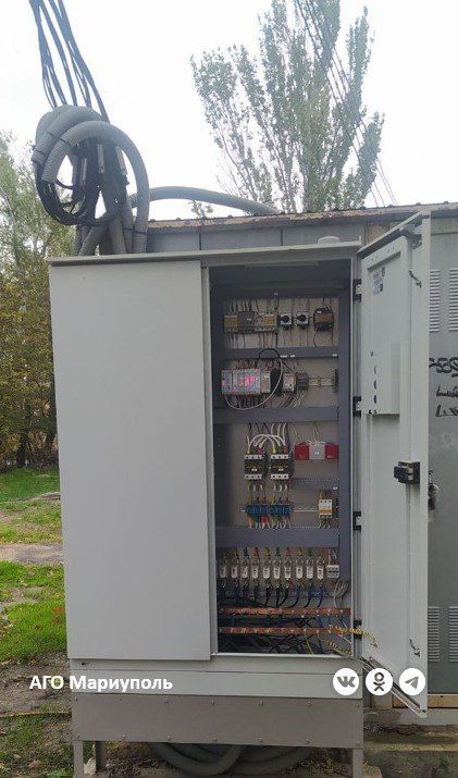 В Приморском районе Мариуполя энергетики устранили неполадки в сетях наружного освещения В Приморском районе Мариуполя энергетики устранили неполадки в сетях наружного освещения
