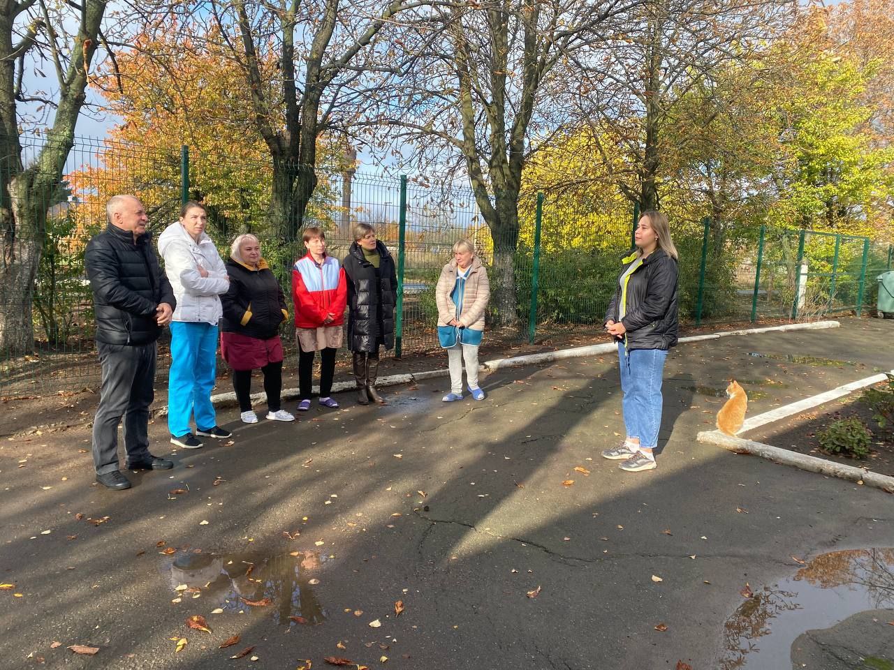 Сегодня начальник Андреевского территориального отдела Администрации округа провел встречу с трудовым коллективом детского сада в пгт