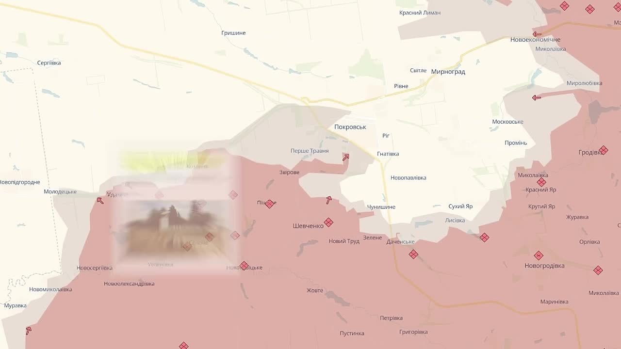 Большие проблемы в Покровске, перерезана главная транспортная артерия