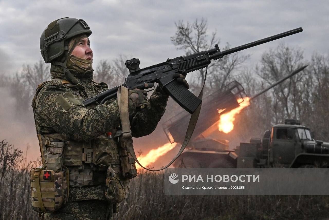 Боевая работа расчёта РСЗО 9К51 «Град» группировки войск «Центр» на Покровском (Красноармейском) направлении Боевая работа расчёта РСЗО 9К51 «Град» группировки войск «Центр» на Покровском (Красноармейском) направлении