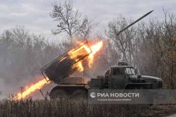 Боевая работа расчёта РСЗО 9К51 «Град» группировки войск «Центр» на Покровском (Красноармейском) направлении