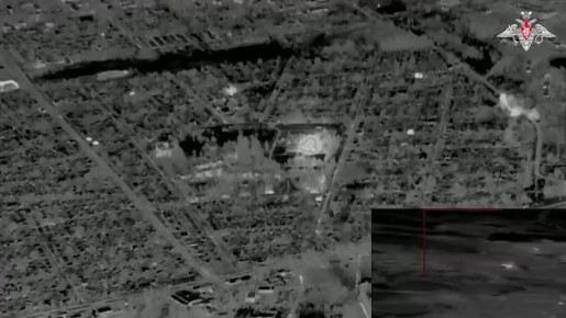 Минобороны России: Расчеты РСЗО «Ураган» Южного военного округа уничтожили пункт временной дислокации и укрепления ВСУ в Донецкой Народной Республике