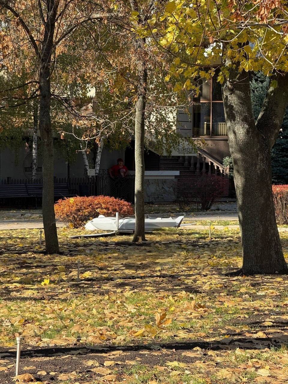 Родион Северьянов: В Донецке на центральном бульваре им Пушкина упал беспилотник