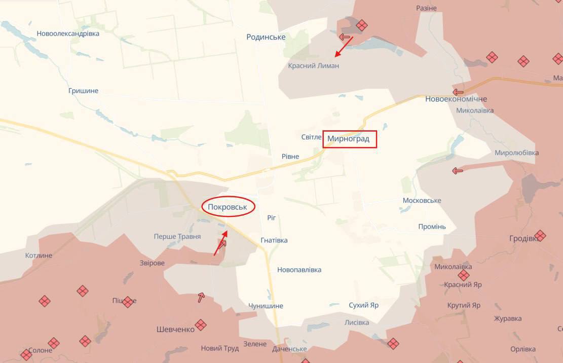 ВС РФ вошли на окраины Мирнограда, ведутся тяжёлые уличные бои, — спикер украинской группировки войск «Восток» Григорий Шаповал