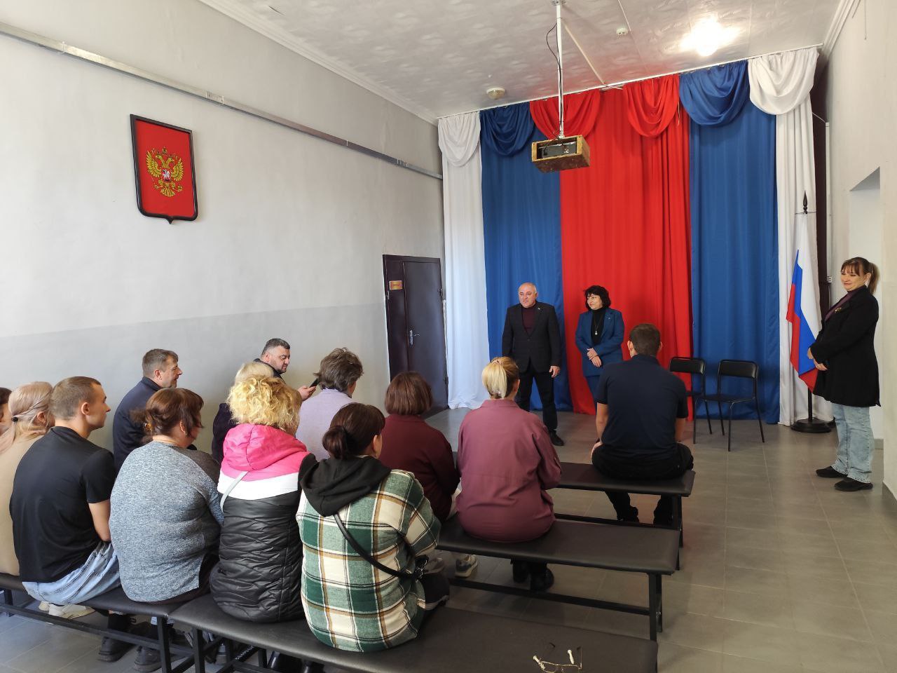 ВСТРЕЧА С НАСЕЛЕНИЕМ ПРЕДСЕДАТЕЛЯ МАНГУШСКОГО МУНИЦИПАЛЬНОГО СОВЕТА СТАВРУЛОВА МИХАИЛА ВАЛЕНТИНОВИЧА