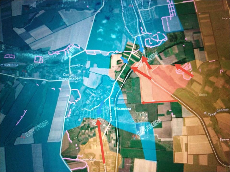 Юрий Котенок: Северское направление. Подразделения ГрВ "Юг" развивают наступление на Северск Юрий Котенок: Северское направление. Подразделения ГрВ "Юг" развивают наступление на Северск