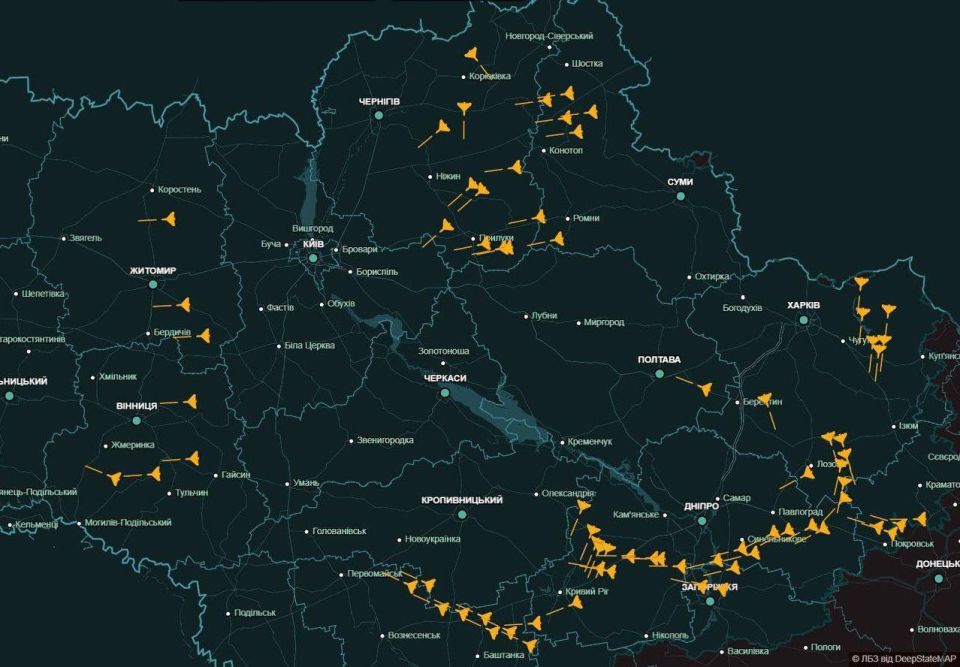 «Калибры» погрузили Украину во тьму: удары из ДНР обрушили энергосистему страны ВС РФ нанесли массированный удар из ДНР и других направлений — в небе более 90 «Гераней», работали «Кинжалы» и «Калибры». Под ударом —... «Калибры» погрузили Украину во тьму: удары из ДНР обрушили энергосистему страны ВС РФ нанесли массированный удар из ДНР и других направлений — в небе более 90 «Гераней», работали «Кинжалы» и «Калибры». Под ударом —...