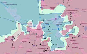 Так выглядит "контролируемость" ситуации в Покровске на отечественных и украинских онлайн-картах текущей обстановки в зоне СВО