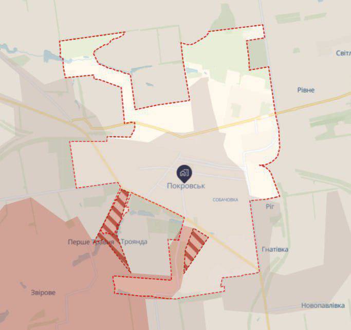 Армия России продвинулась в Покровске: большая часть города в серой зоне, — украинские ресурсы