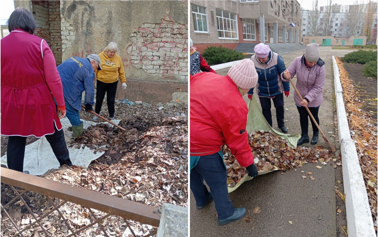 Сергей Желновач: В рамках акции "Экологический субботник", сегодня 31.10.2025, в городе Светлодарск работники городских предприятий и учреждений совместно с работниками участка №6 Енакиевского филиала ЕРФ по управлению МКД... Сергей Желновач: В рамках акции "Экологический субботник", сегодня 31.10.2025, в городе Светлодарск работники городских предприятий и учреждений совместно с работниками участка №6 Енакиевского филиала ЕРФ по управлению МКД...