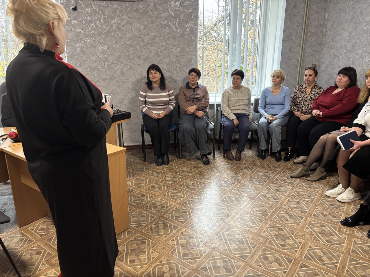 Встреча с трудовым коллективом Филиала № 30 Республиканского центра по предоставлению мер социальной поддержки Докучаевского городского округа