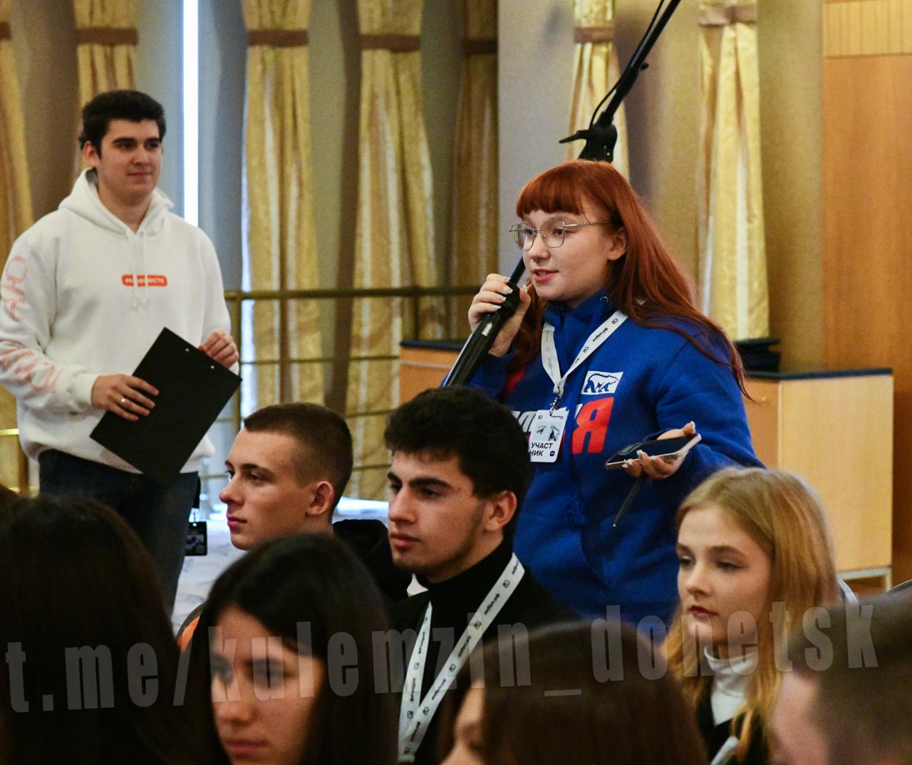 Алексей Кулемзин: Принял участие в мероприятии по поддержке добровольческой деятельности студентов Донецкой Народной Республики «#ДоброРаботает» Алексей Кулемзин: Принял участие в мероприятии по поддержке добровольческой деятельности студентов Донецкой Народной Республики «#ДоброРаботает»