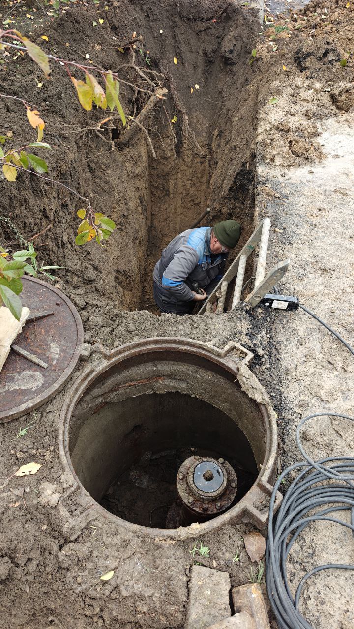 Рабочий выезд Михаила Чекалова: ход ремонта водопровода на ул. Мариупольской Рабочий выезд Михаила Чекалова: ход ремонта водопровода на ул. Мариупольской