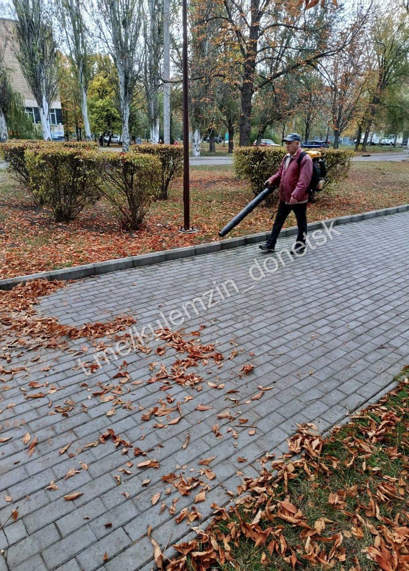 Даже когда небо затянуто серыми облаками, а холодный ветер шуршит пожелтевшими листьями, жизнь в городских парках продолжается, радуя Дончан и гостей города