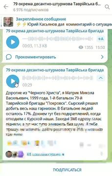 В сети вирусится крик о помощи, который на своем канале в телеграм разместила 79 отдельная десантно-штурмовая Таврическая бригада