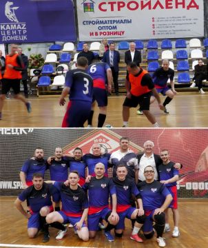 Товарищеский матч по футболу между командами судебной системы ДНР и ФССП по ДНР