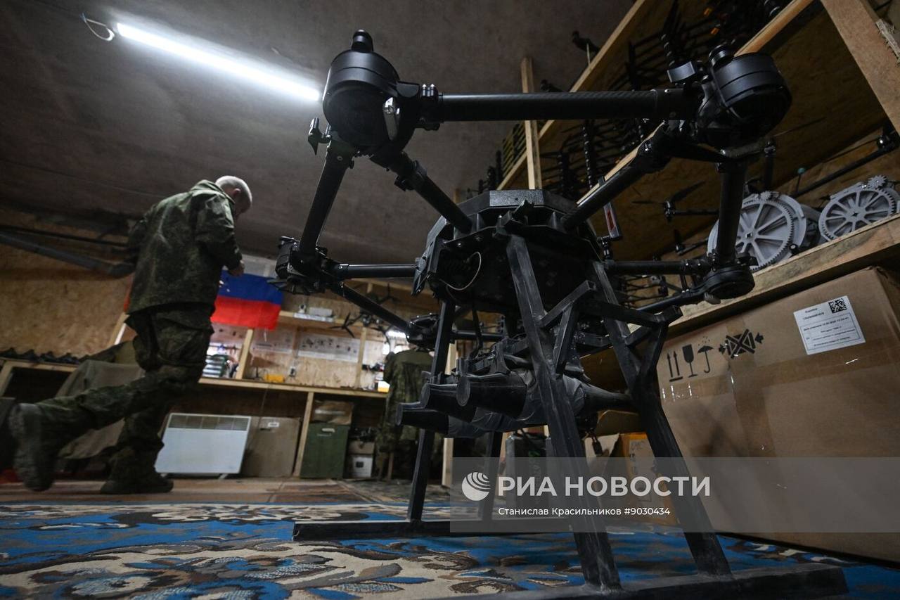 Лаборатория по ремонту и сборке БПЛА группировки войск «Центр» на Покровском (Красноармейском) направлении Лаборатория по ремонту и сборке БПЛА группировки войск «Центр» на Покровском (Красноармейском) направлении