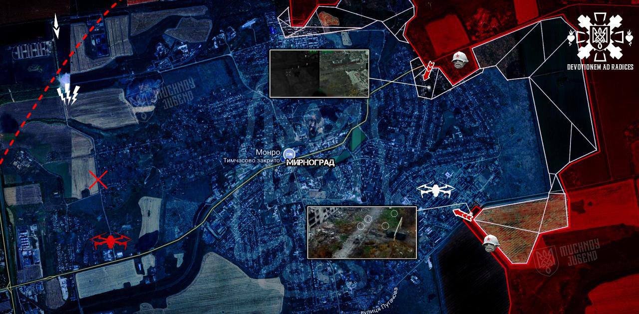 В Мирнограде под Покровском ситуация ухудшается, и выход ВСУ из города будет сложным, пишет украинский боевик с позывным «Мучной»