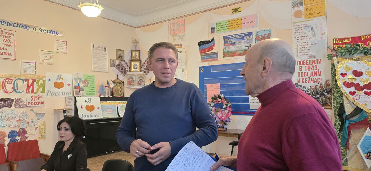 Александр Качанов: В Докучаевске проходят встречи с жителями Александр Качанов: В Докучаевске проходят встречи с жителями