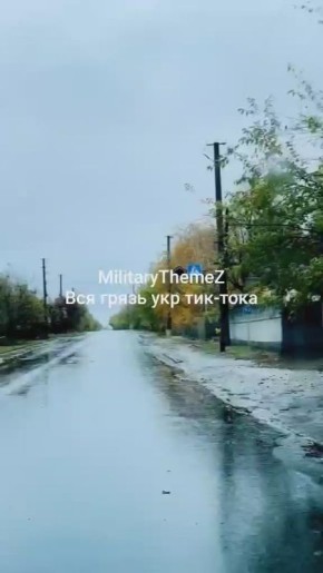 Боевик демонстрирует ситуацию в населённом пункте Покровское