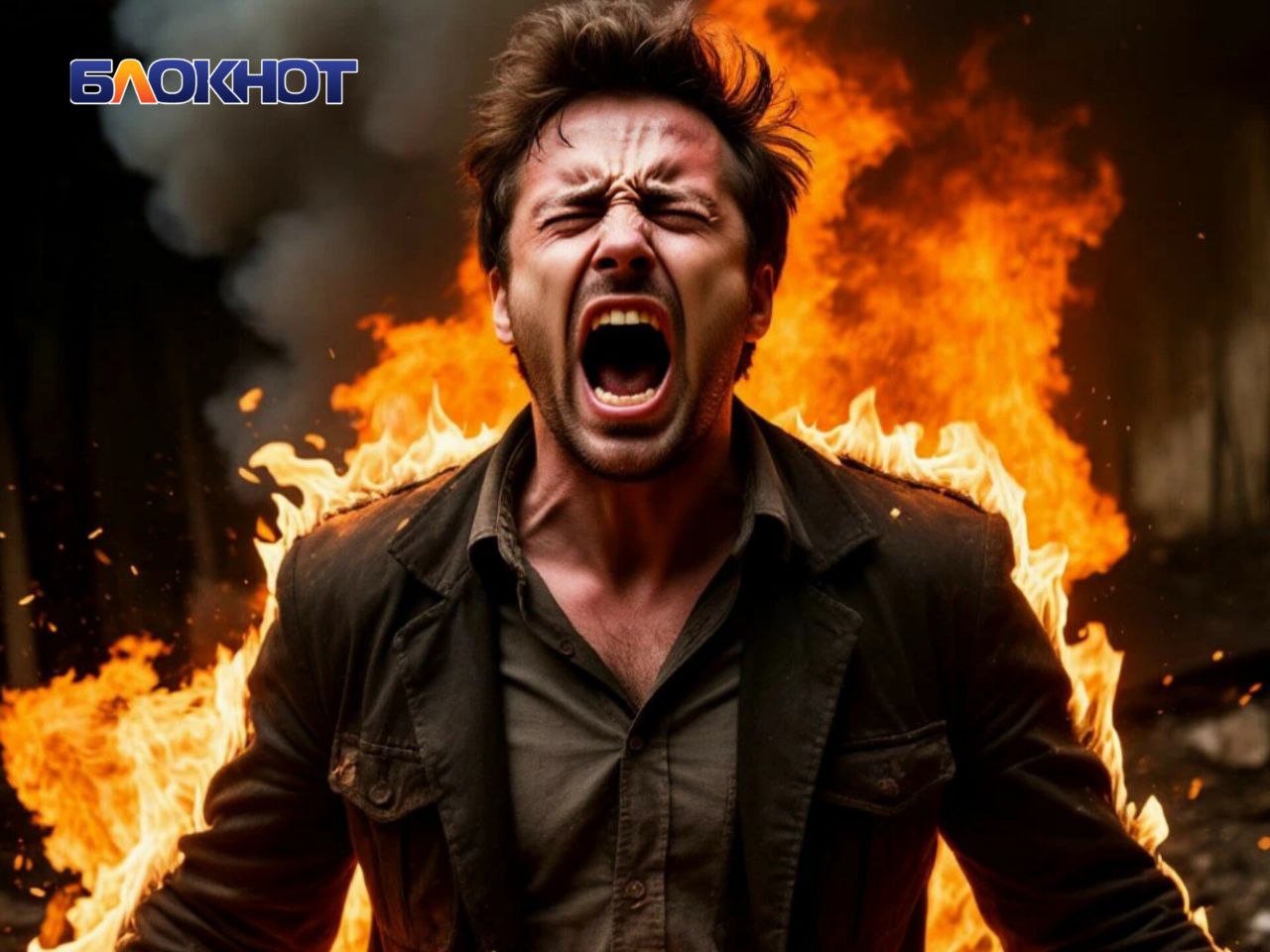 Житель ДНР поджег знакомого во время ссоры и сбежал