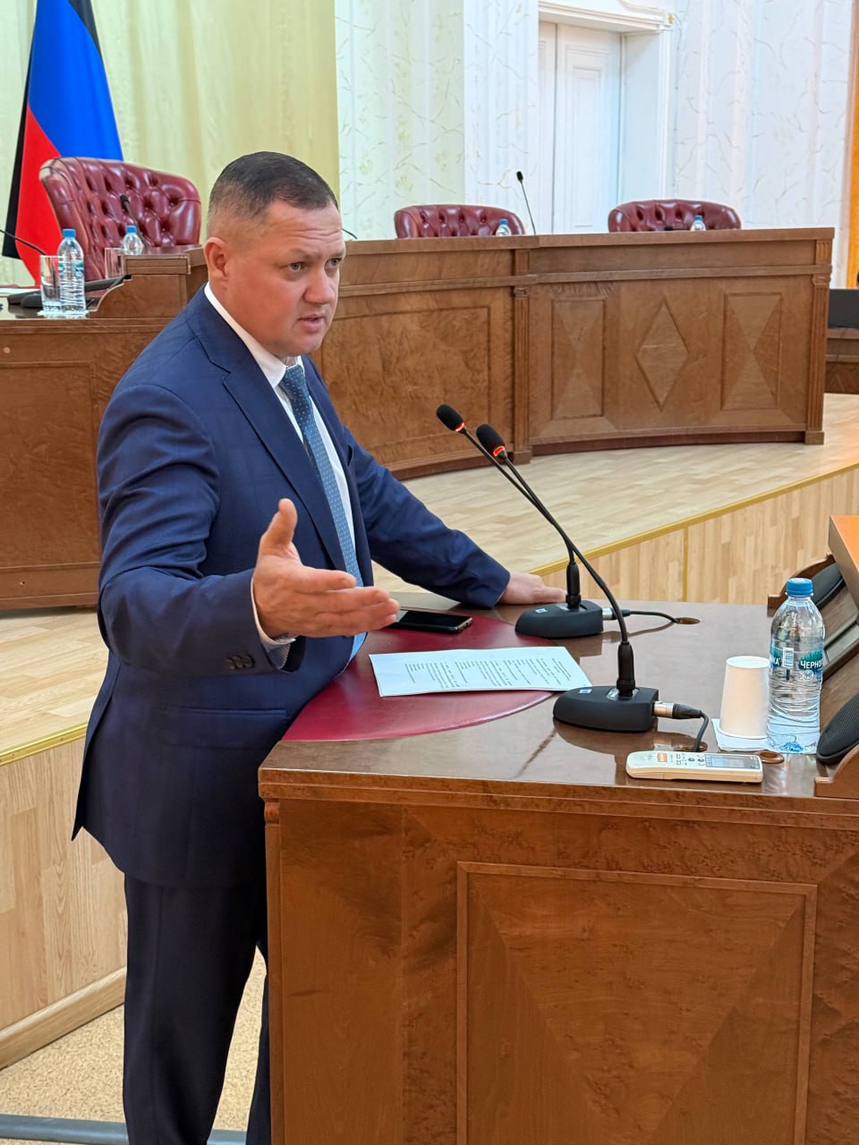 Сергей Прокопенко: Принял участие в заседании фракции "Единая Россия" Народного Совета ДНР