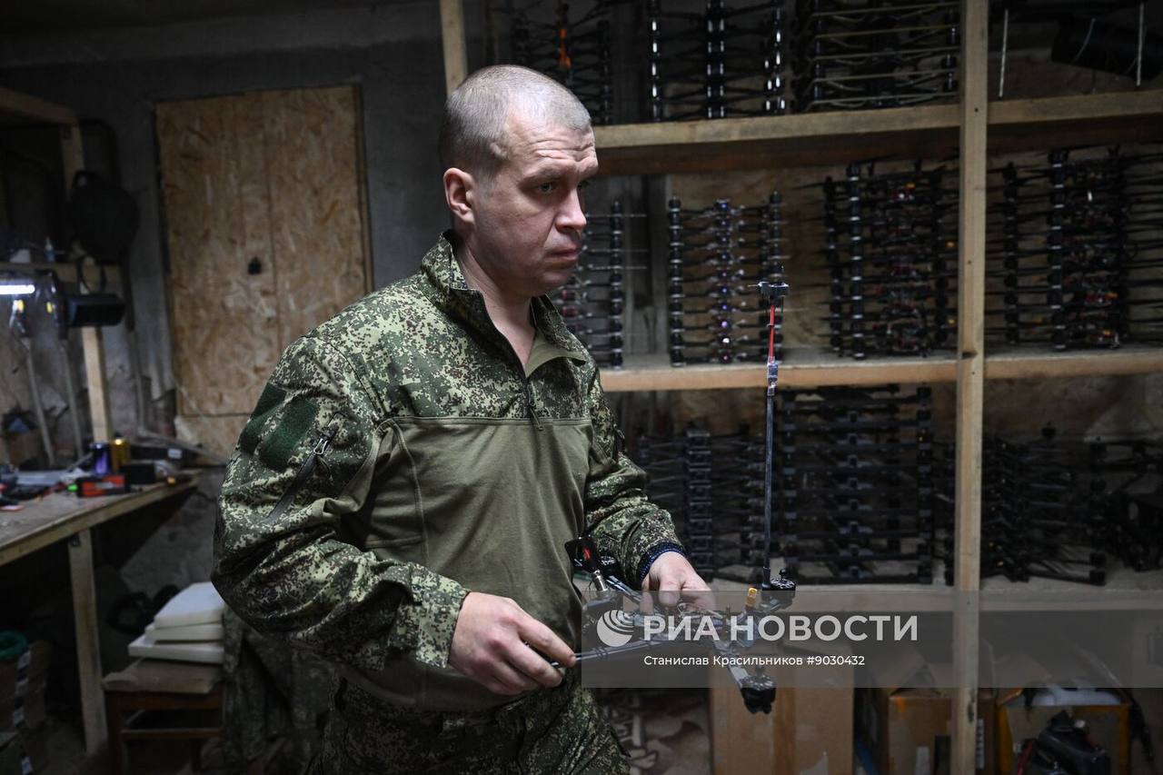 Лаборатория по ремонту и сборке БПЛА группировки войск «Центр» на Покровском (Красноармейском) направлении Лаборатория по ремонту и сборке БПЛА группировки войск «Центр» на Покровском (Красноармейском) направлении