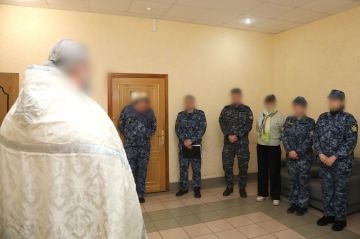 Личный состав ГУФСИН России по ДНР принял участие в богослужении