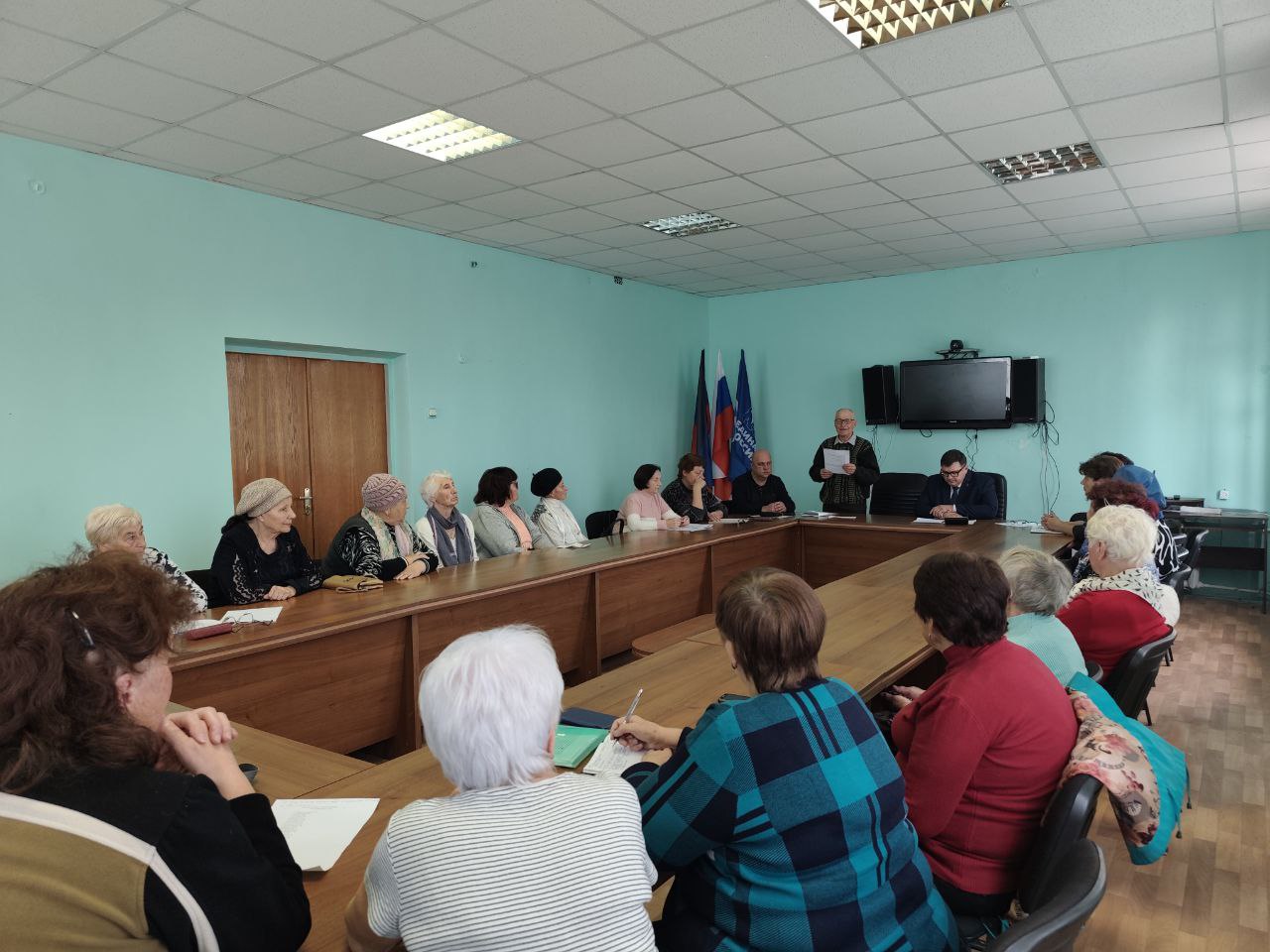 Василий Овчаров: Принял участие в отчетно-выборной конференции Новоазовского районного совета ветеранов Василий Овчаров: Принял участие в отчетно-выборной конференции Новоазовского районного совета ветеранов