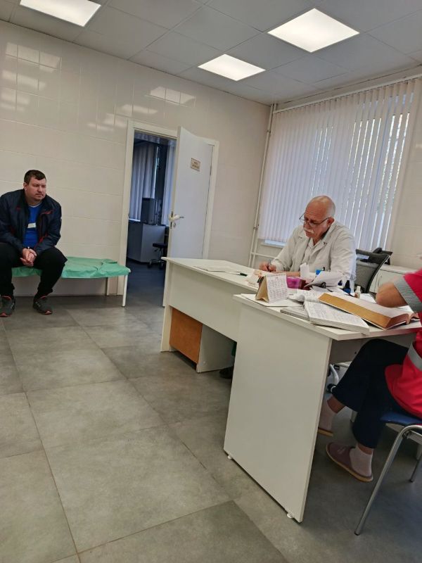 В поликлиническом отделении ГБУ ДНР "Новоазовская ЦРБ" проводиться диспансеризация участников СВО В поликлиническом отделении ГБУ ДНР "Новоазовская ЦРБ" проводиться диспансеризация участников СВО