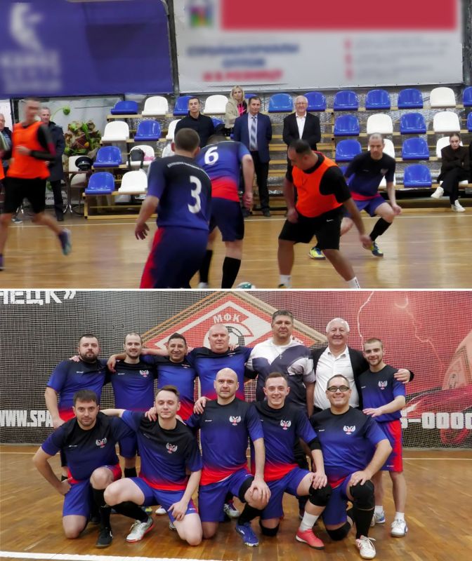 Товарищеский матч по футболу между командами судебной системы ДНР и ФССП по ДНР