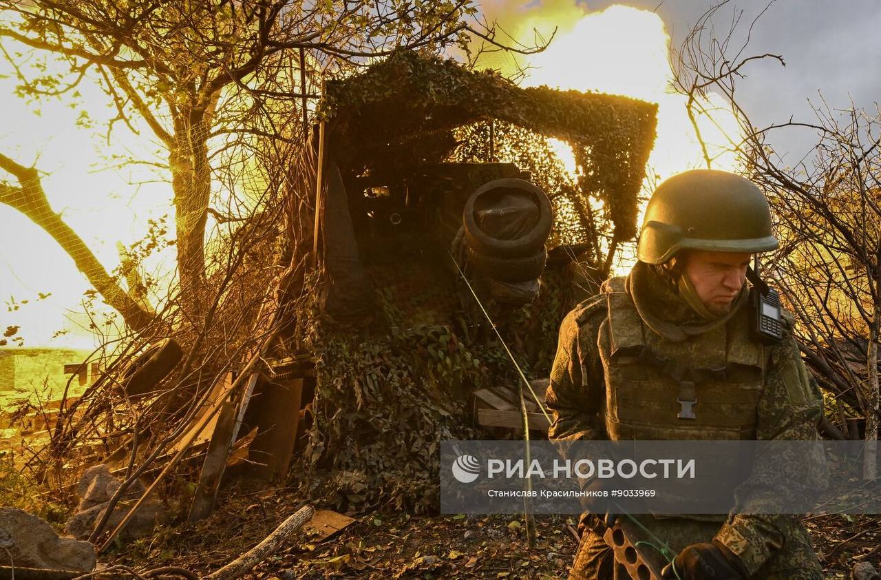 Боевая работа расчёта 152-мм самоходной пушки 2С5 «Гиацинт-С» группировки войск «Центр» на Покровском (Красноармейском) направлении Боевая работа расчёта 152-мм самоходной пушки 2С5 «Гиацинт-С» группировки войск «Центр» на Покровском (Красноармейском) направлении