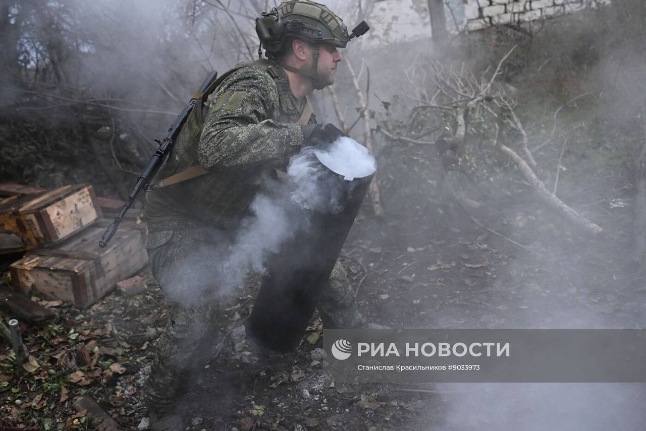 Боевая работа расчёта 152-мм самоходной пушки 2С5 «Гиацинт-С» группировки войск «Центр» на Покровском (Красноармейском) направлении Боевая работа расчёта 152-мм самоходной пушки 2С5 «Гиацинт-С» группировки войск «Центр» на Покровском (Красноармейском) направлении