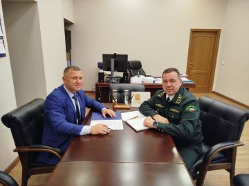 В ходе рабочего визита в Ленинградскую область встретился с Председателем Комитета по природным ресурсам Ленинградской области Федором Стуловым