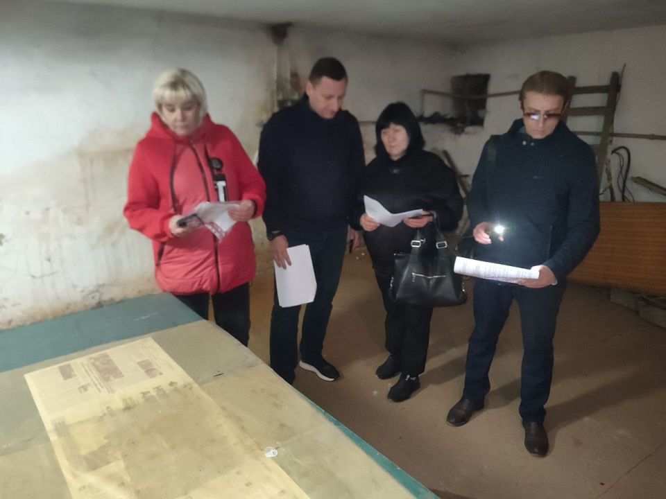Плановая проверка состояния заглубленных помещений в Енакиево Плановая проверка состояния заглубленных помещений в Енакиево