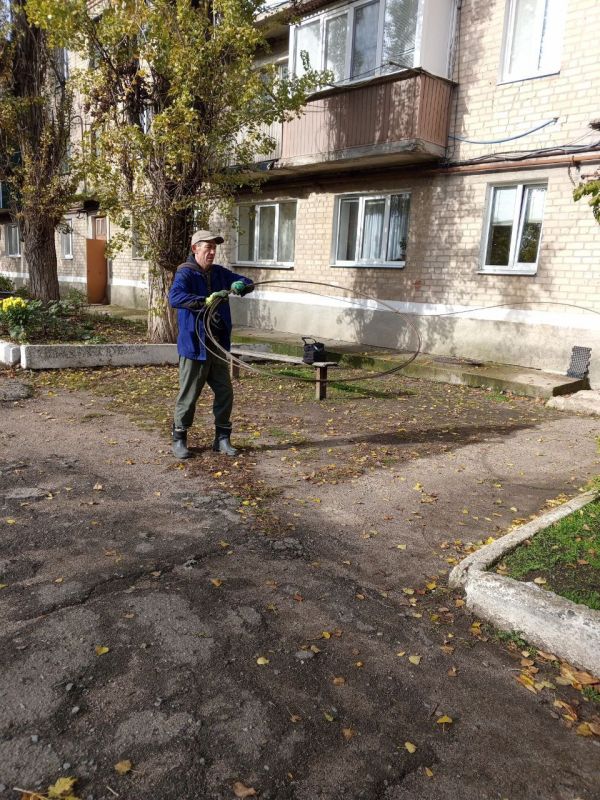 Наталья Великодная: Службой водоотведения Тельмановского района ГУП ДНР "Вода Донбасса" (Тельмановский водоканал) совместно с шеф-регионом Свердловской области выполнили аварийные работы: Наталья Великодная: Службой водоотведения Тельмановского района ГУП ДНР "Вода Донбасса" (Тельмановский водоканал) совместно с шеф-регионом Свердловской области выполнили аварийные работы: