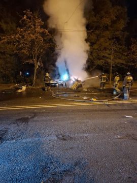 Смертельное ДТП произошло этой ночью у парка им. Щербакова
