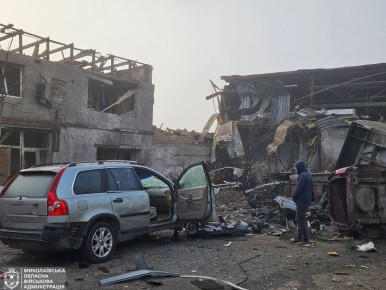 Николаев прошедшей ночью. РИА ДНР |