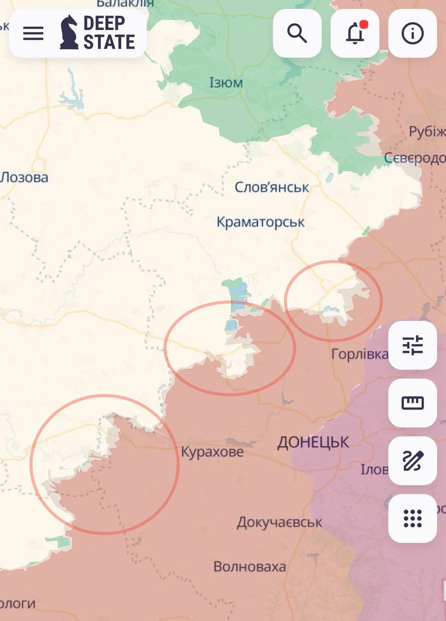 «Все идет к тому, что скоро ситуация как в Покровске может возникнуть и в Константиновке. В город уже проникли отдельные малые группы ВС РФ. О продвижении россиян в направлении Покровского лучше не буду говорить. Там вообще...
