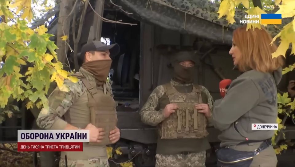 Кадры из репортажа об РСЗО M270, действующей в подконтрольной ВСУ части ДНР Кадры из репортажа об РСЗО M270, действующей в подконтрольной ВСУ части ДНР
