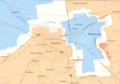 Обстановка в Красноармейске (Покровске)