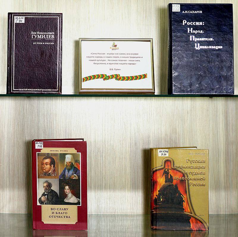 В Донецкой библиотеке имени Крупской открыли выставку ко Дню народного единства В Донецкой библиотеке имени Крупской открыли выставку ко Дню народного единства