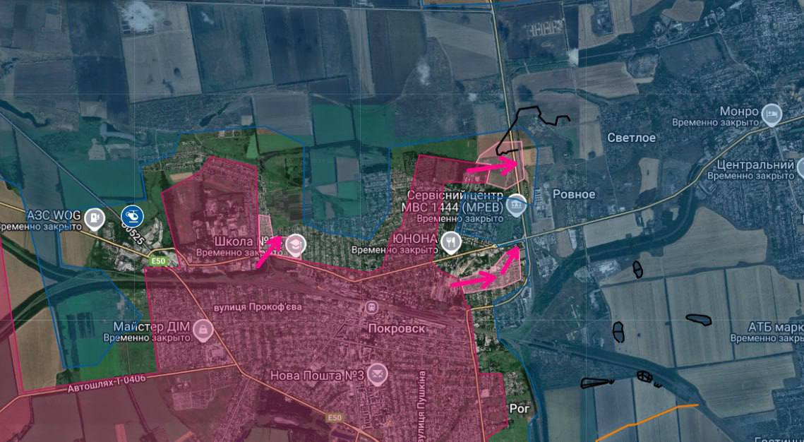«ВС РФ на северо-востоке Покровска взяли в клещи последний район многоэтажек