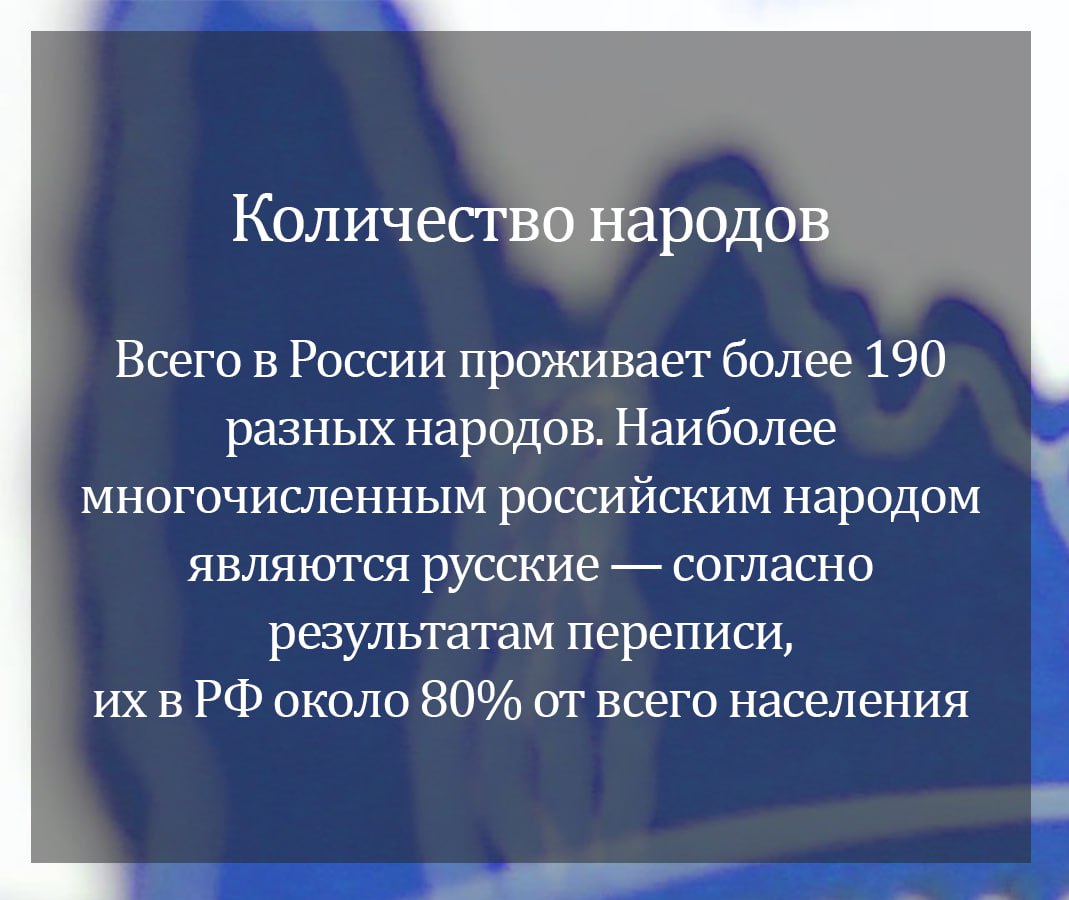 Подборка «Факты о народах России» Подборка «Факты о народах России»