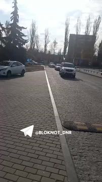 В Донецке проходит автопробег в честь Дня народного единства